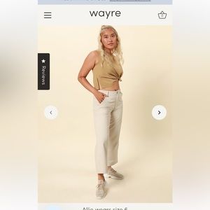 Wayre Jetsetter Trouser 6 in Dune